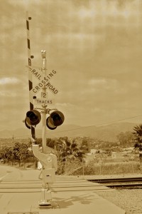Crossing Gate with raised arm