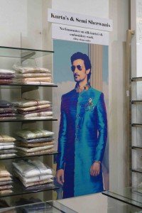 Poster for wedding kurtas for men. 